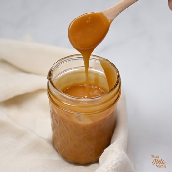 Keto Salted Caramel Sauce