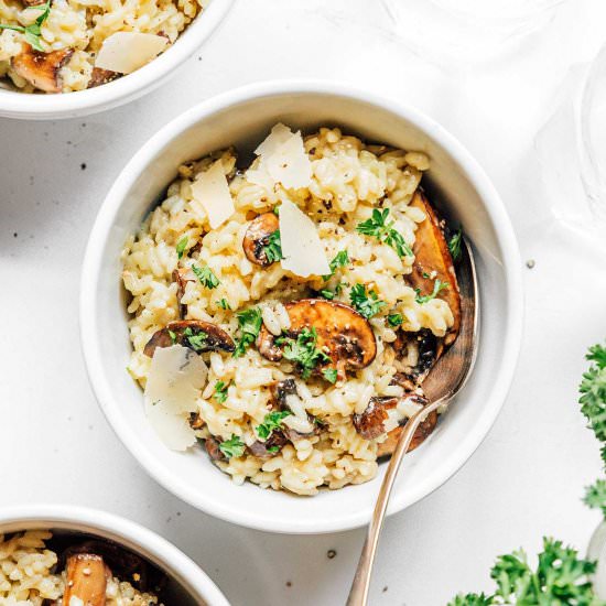 Easy Mushroom Risotto