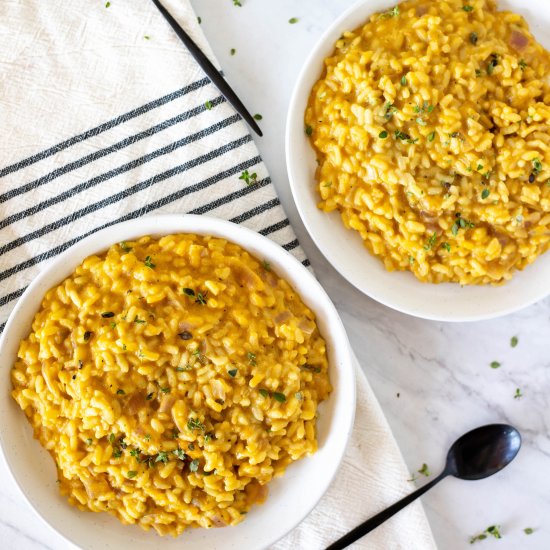 Vegan Butternut Squash Risotto