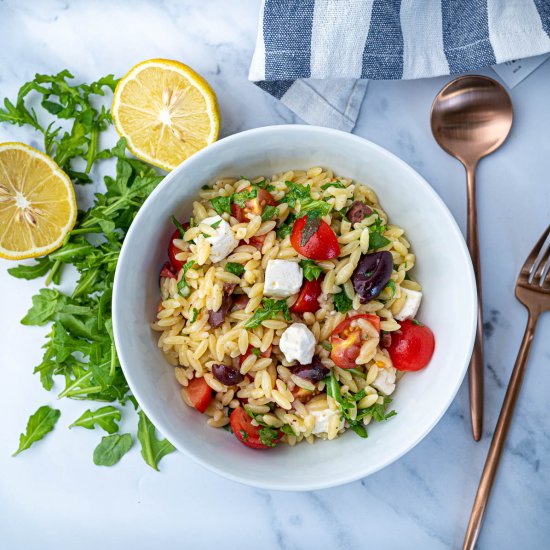 Orzo Pasta Salad with Feta