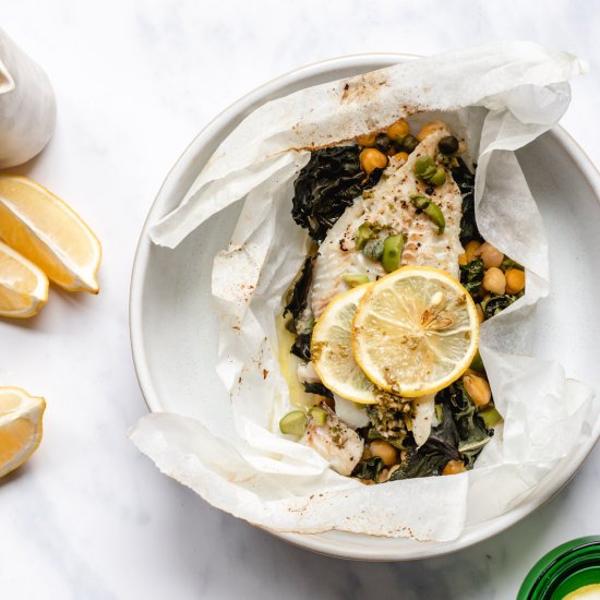 Fish en Papillote