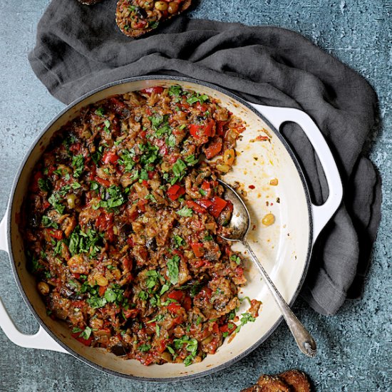 Moroccan-Spiced Caponata