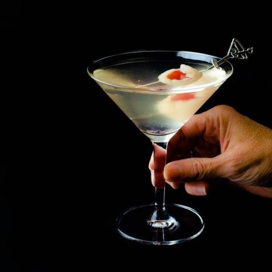 Elderflower & Lychee Martini