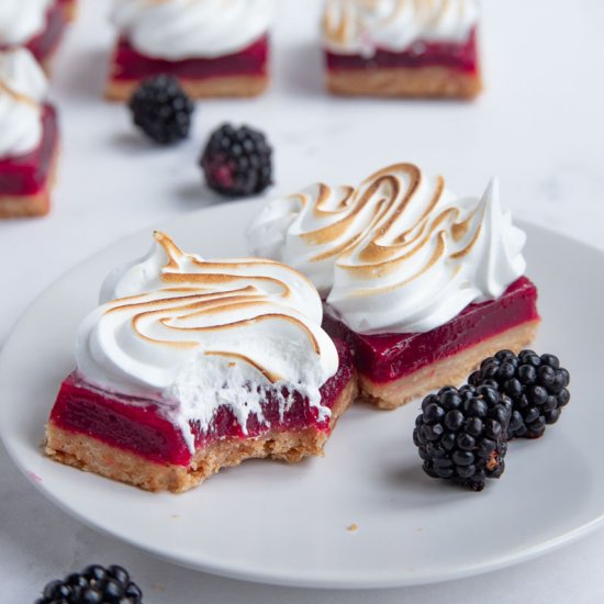 Blackberry Lemon Curd Bars