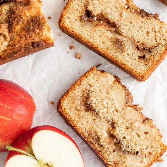 Layered Cinnamon and Apple Loaf