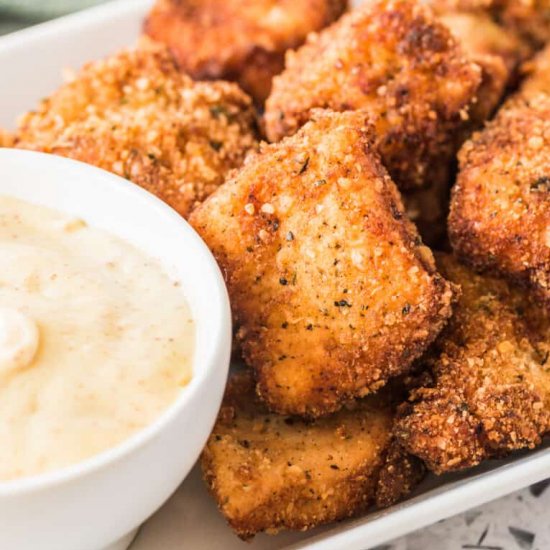 homemade chicken nuggets!