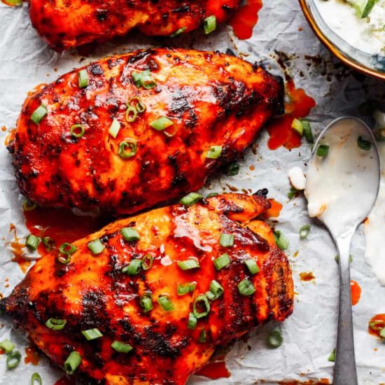 grilled buffalo chicken!