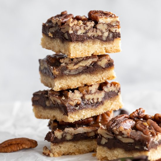 Chocolate Caramel Pecan Bars