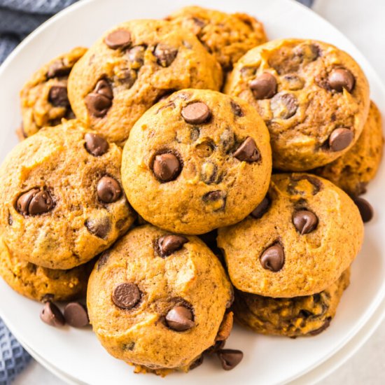 pumpkin chocolate chip cookies!