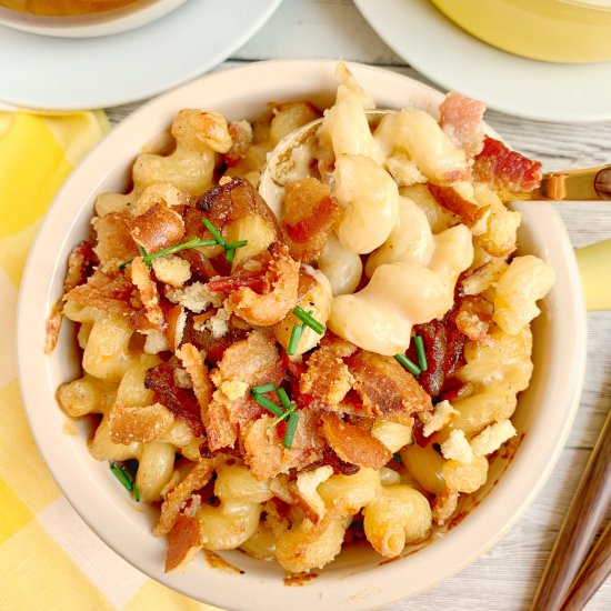 Bacon and Beer Mac and Cheese