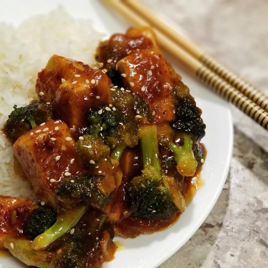 Simple Teriyaki Tofu Stir Fry