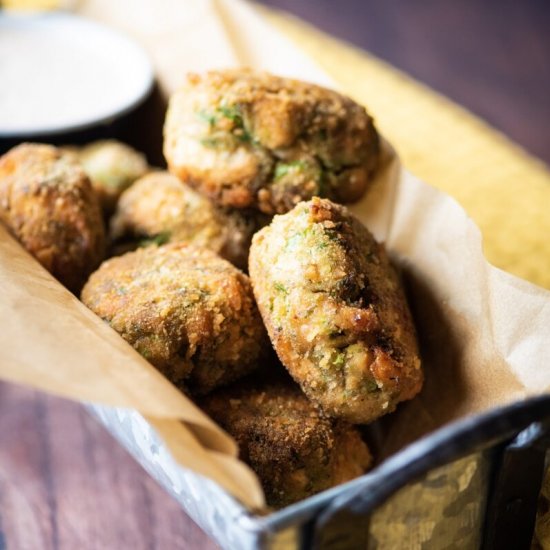 Cajun Salmon Croquette