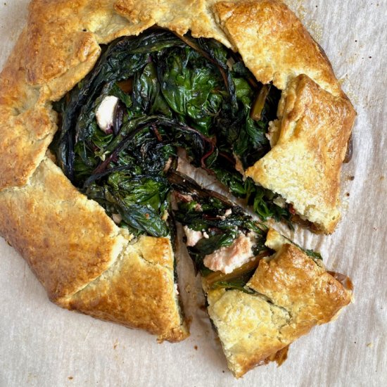 Swiss Chard & Ricotta Galette