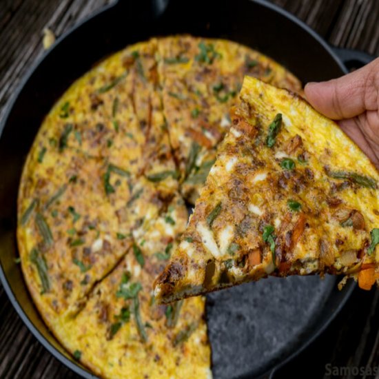 LOADED VEGETABLE FRITTATA