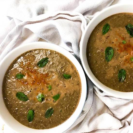 Mediterranean lentil soup