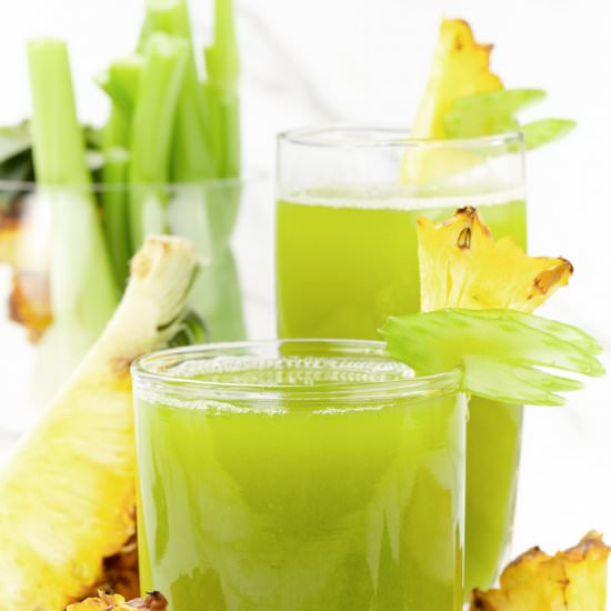 Healthy Pineapple Celery Juice