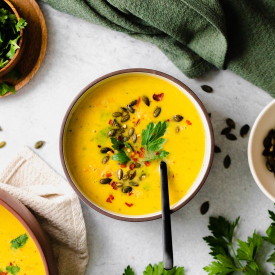 Butternut Squash Curry Soup