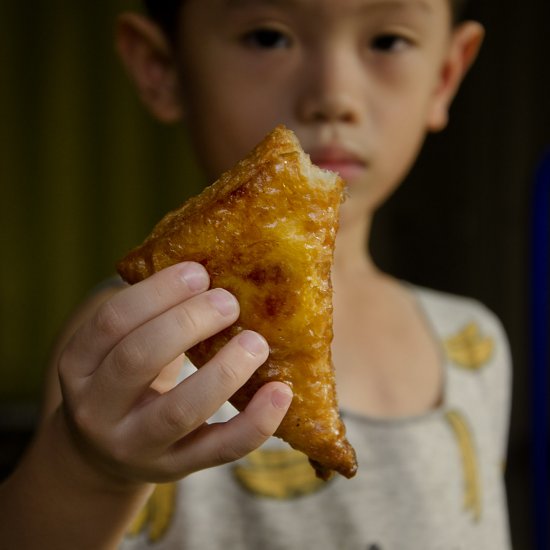 Potato & Minced Pork Puff Pastries