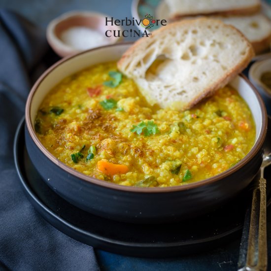 Instant Pot Quinoa Red Lentil Soup