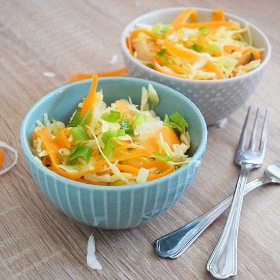 Cabbage Carrot Slaw Salad