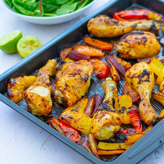 Peri Peri Chicken Traybake