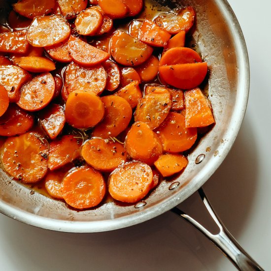 Glazed Carrots from the Garden