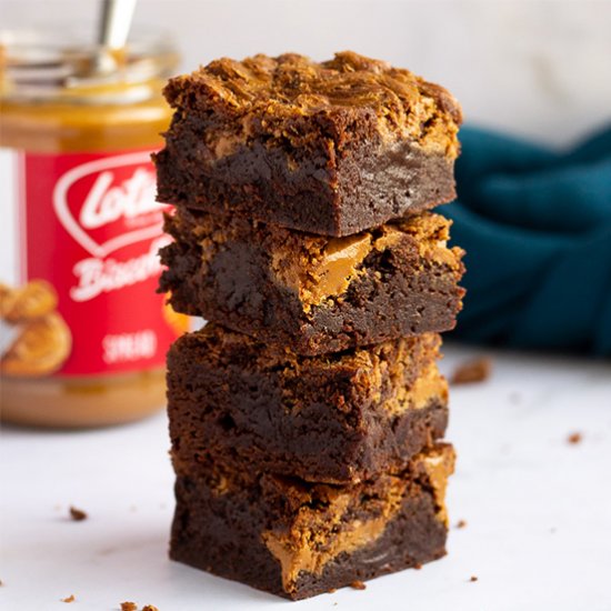 One Bowl Biscoff Brownies