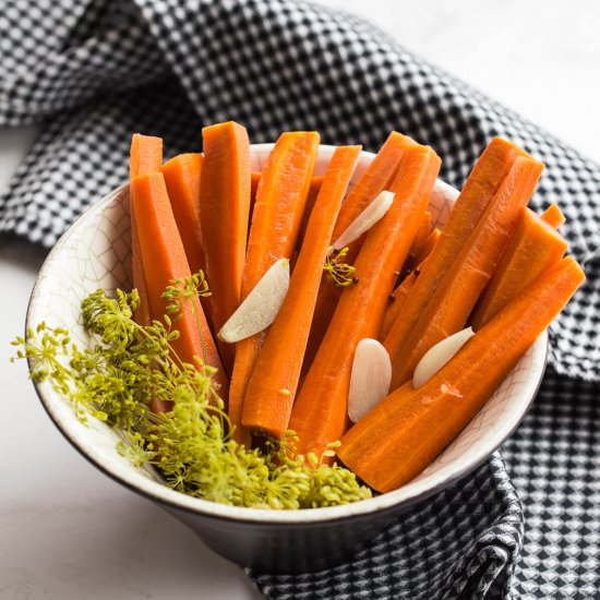 Healthy Lacto Fermented Carrots