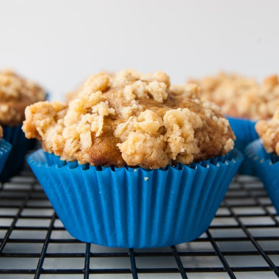 Easy Pumpkin Banana Muffins