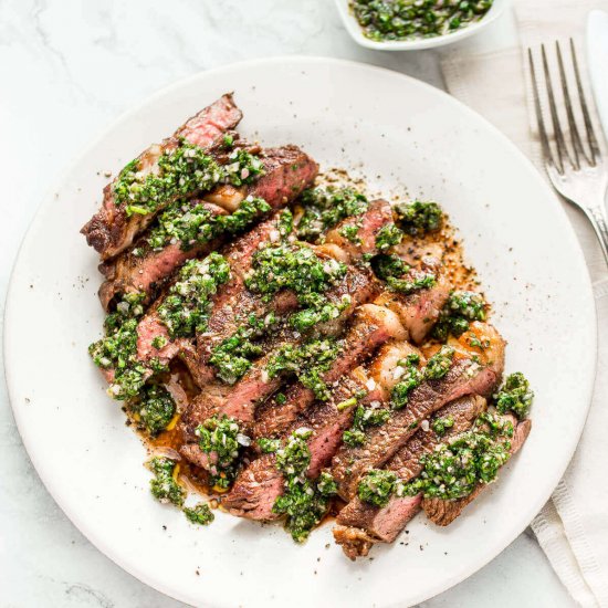 Steak and Chimichurri