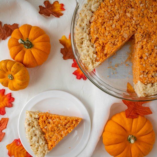 Pumpkin Pie Rice Krispie Treats