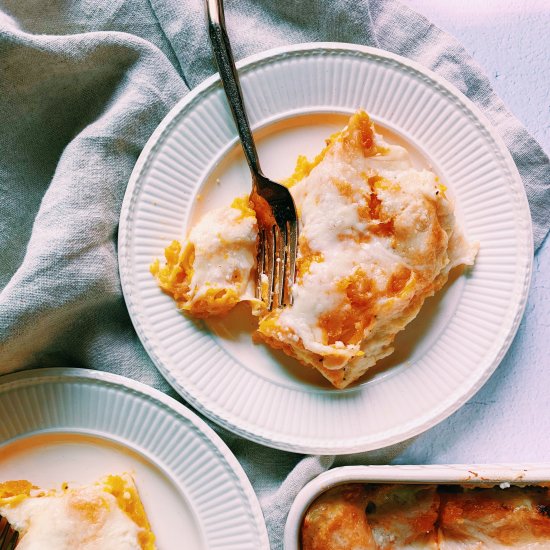 Roasted Butternut Squash Lasagna