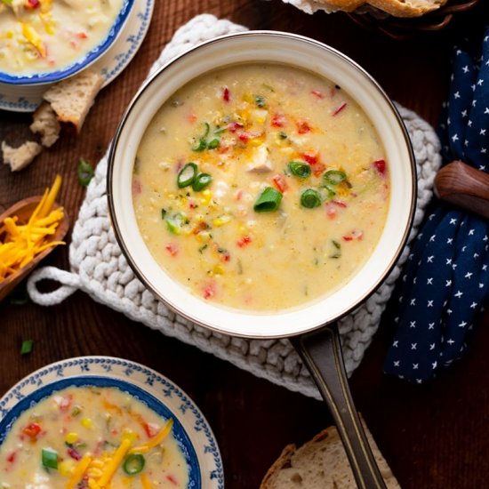 Creamy Chicken Corn Soup