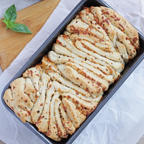 Herb and Cheese Pull Apart Bread