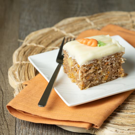 Super Moist Carrot Cake