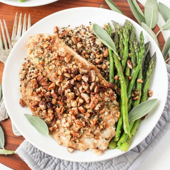 Sage & Pecan Crusted Tilapia