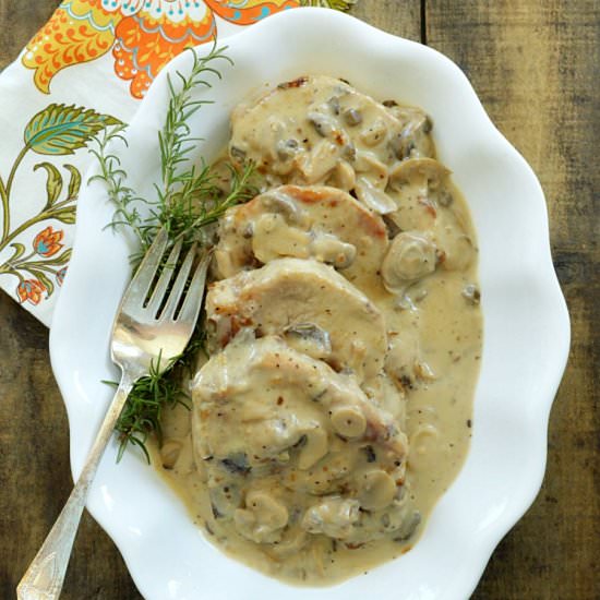 Easy Cream of Mushroom Pork Chops