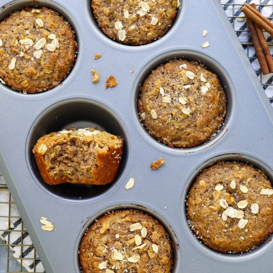 Healthy Apple Muffins (Gluten-Free)