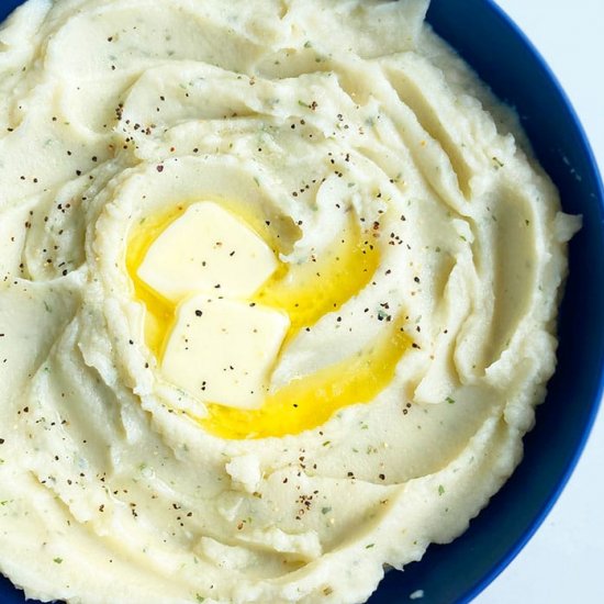 Garlic Mashed Cauliflower