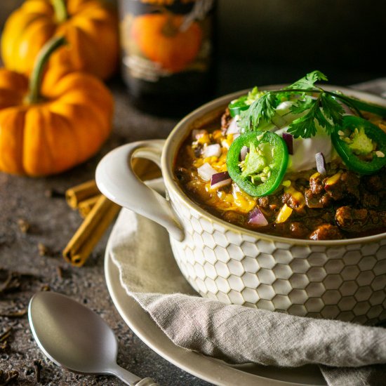 Pumpkin and Chorizo Chili