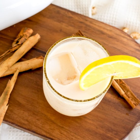 Horchata cocktail