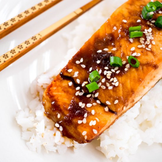 Teriyaki salmon