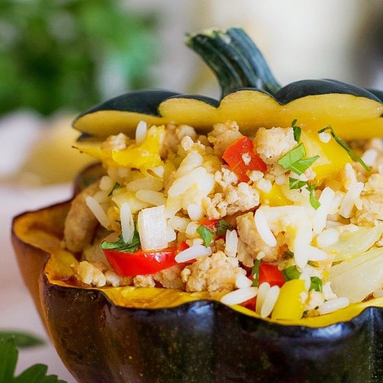 Stuffed Acorn Squash