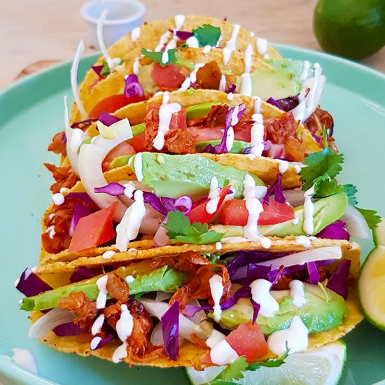 VEGAN JACKFRUIT TACOS