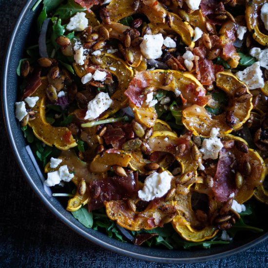 Roasted Delicata Squash Salad