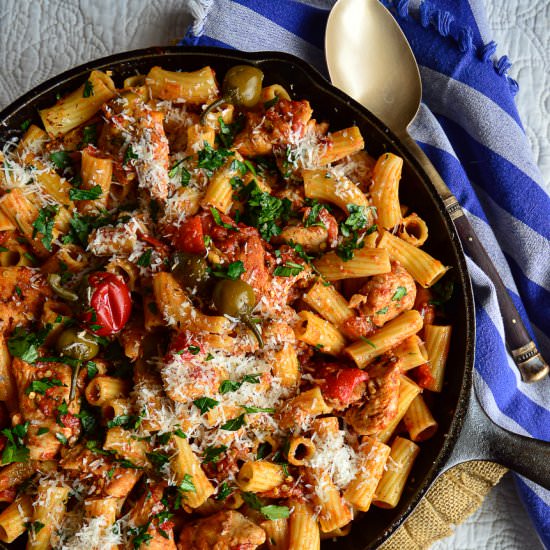 Chicken Riggies Pasta