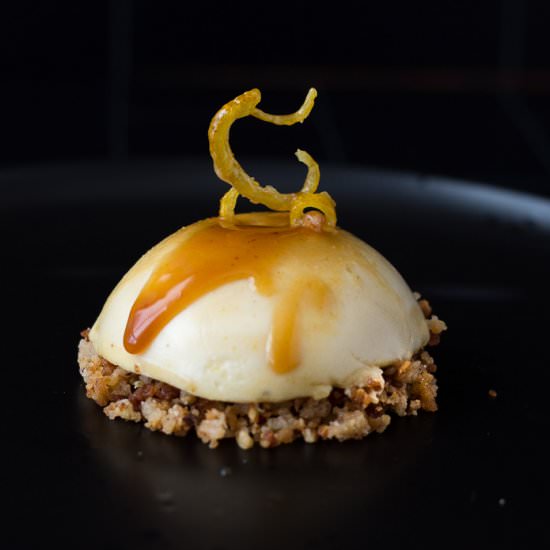 Lemon Semifreddo with Lemon Caramel