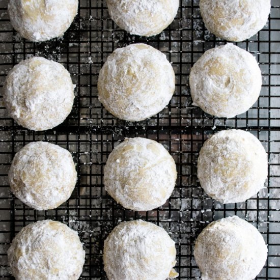 Butter Pecan Snowball Cookies