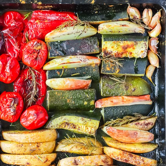 JUICY OVEN-ROASTED VEGETABLES