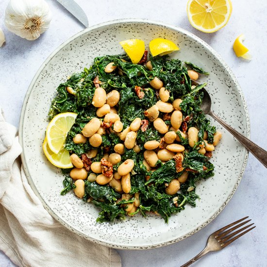 White Bean & Kale Skillet